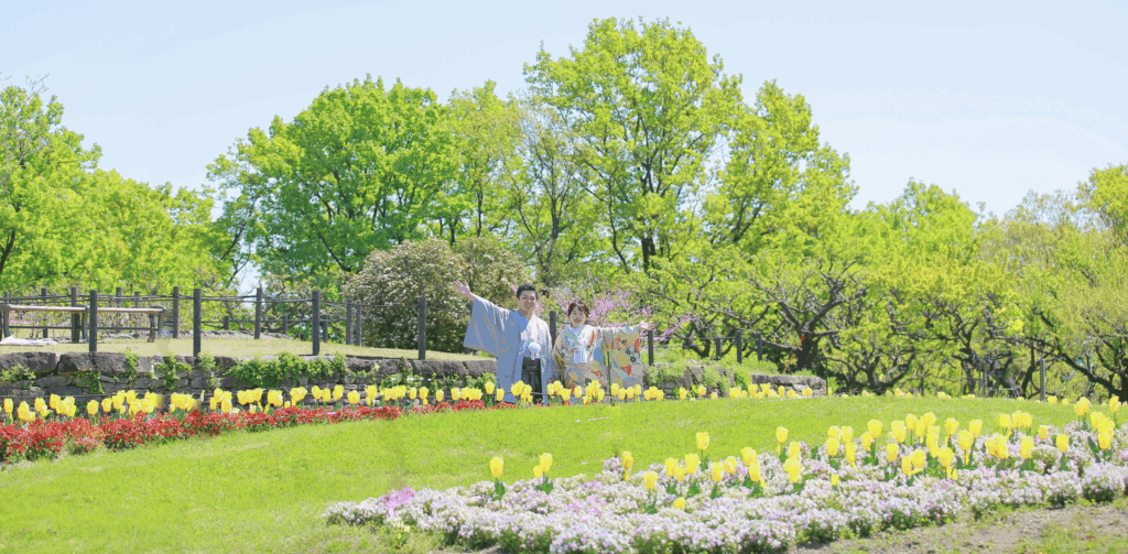 東山動植物園の前撮り写真の画像
